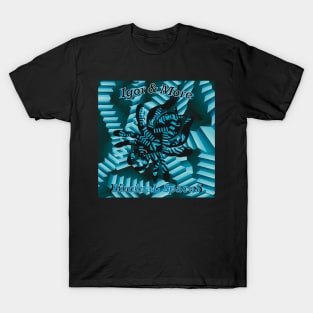 Igor & More Tarantula Liminal Spaces Blue T-Shirt